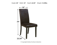 Load image into Gallery viewer, Ashley Express - Kimonte Dining UPH Side Chair (2/CN)
