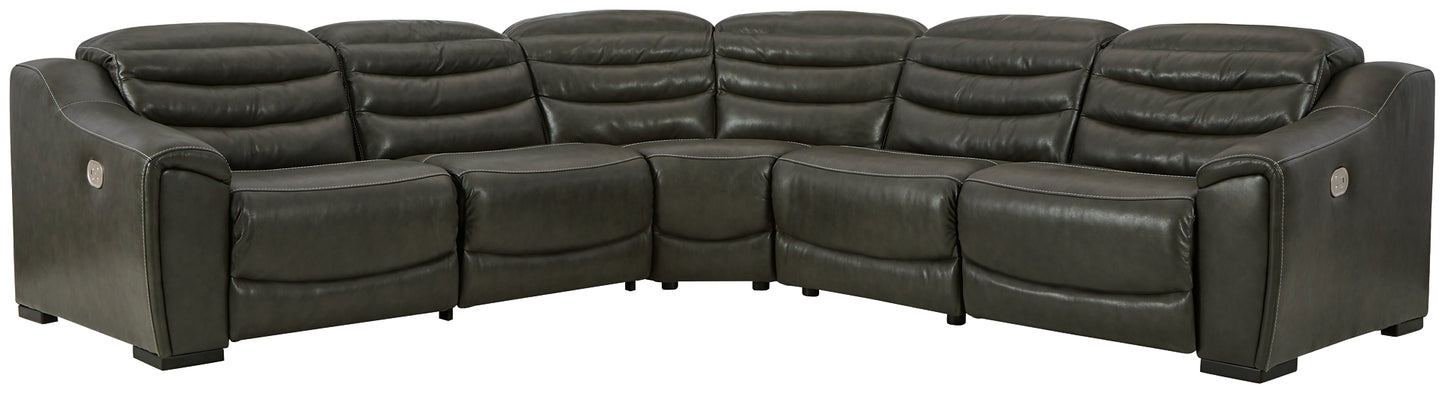 Center Line 5-Piece Power Reclining Sectional