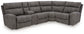 Next-Gen DuraPella 5-Piece Power Reclining Sectional