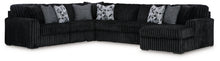 Load image into Gallery viewer, Midnight-Madness 4-Piece Sectional with Chaise
