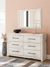 Load image into Gallery viewer, Lawroy Queen Panel Storage Bed with Mirrored Dresser
