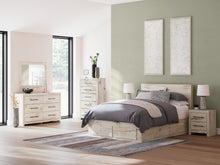 Load image into Gallery viewer, Lawroy Queen Panel Storage Bed with Mirrored Dresser
