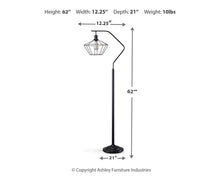 Load image into Gallery viewer, Ashley Express - Makeika Metal Floor Lamp (1/CN)
