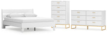 Load image into Gallery viewer, Ashley Express - Socalle Queen Panel Platform Bed with Dresser and Chest
