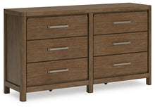 Load image into Gallery viewer, Cabalynn California King Upholstered Bed with Dresser and 2 Nightstands
