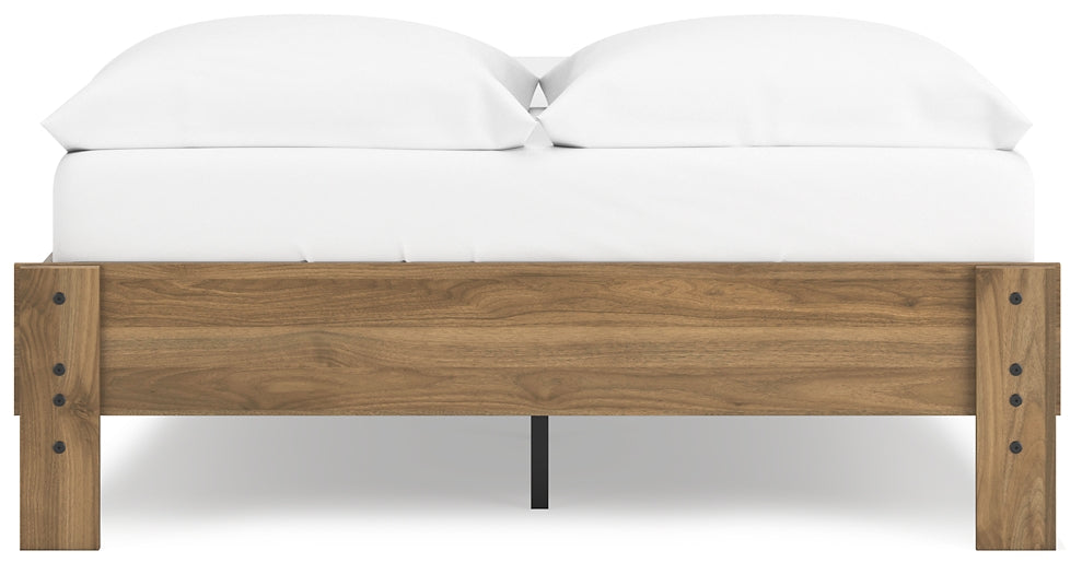 Ashley Express - Deanlow Full Platform Bed with Dresser and Nightstand