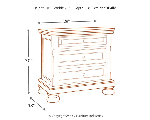 Ashley Express - Robbinsdale Two Drawer Night Stand