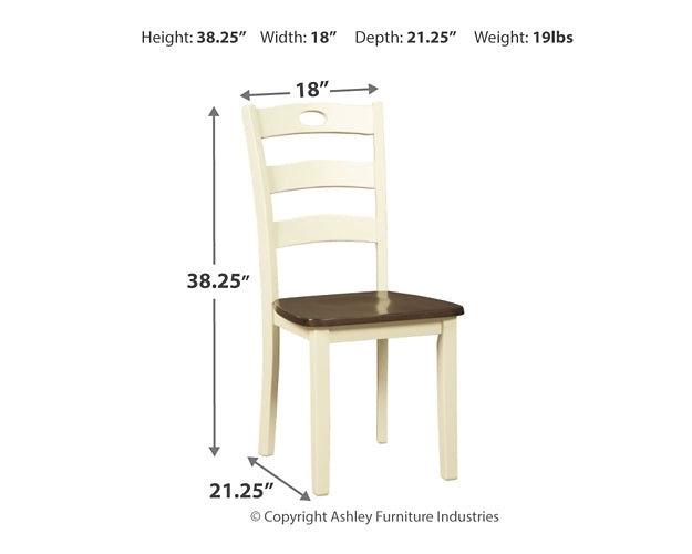 Ashley Express - Woodanville Dining Room Side Chair (2/CN)