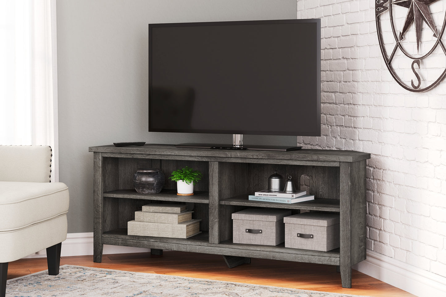 Ashley Express - Arlenbry Medium Corner TV Stand