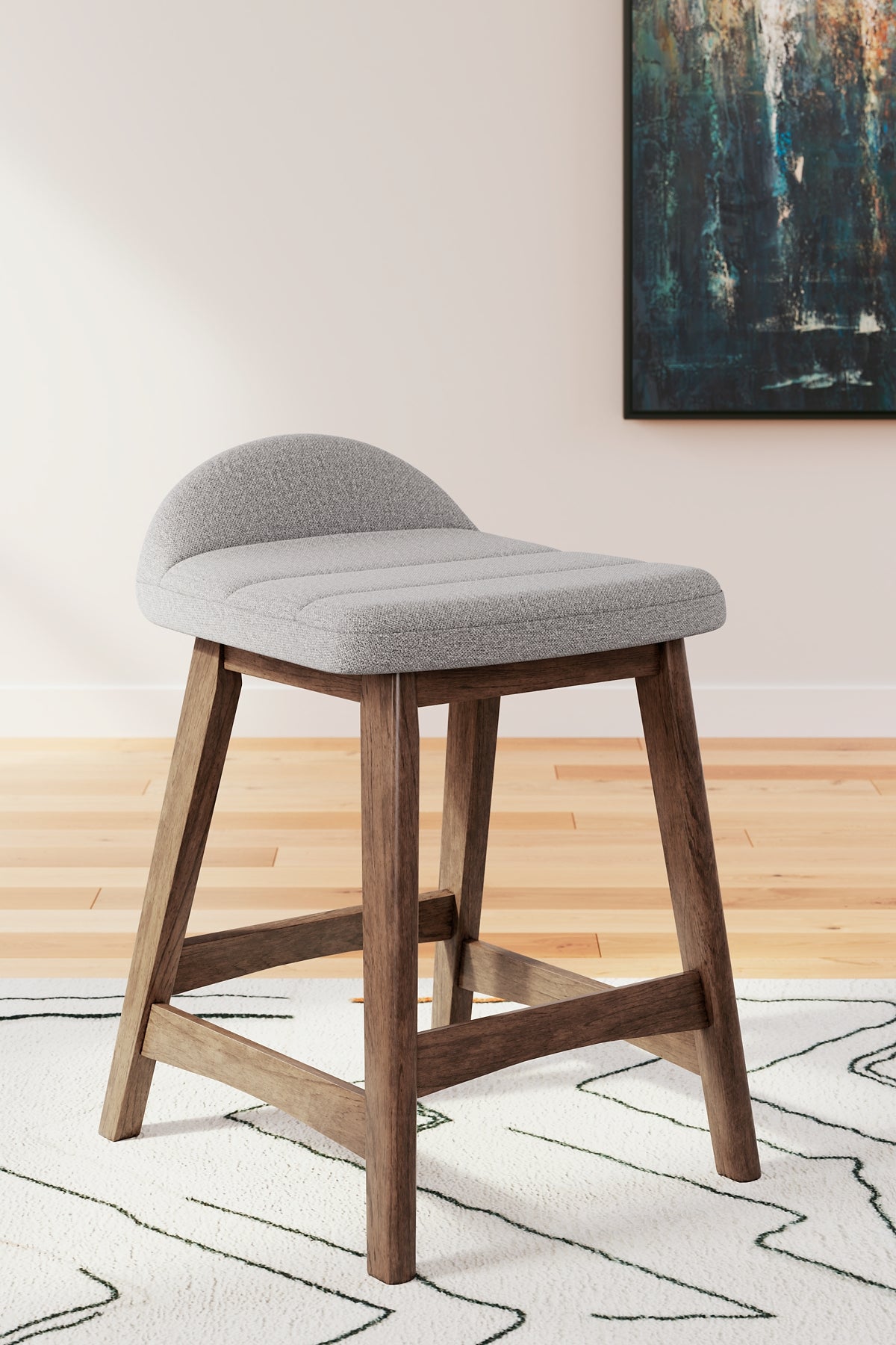 Ashley Express - Lyncott Upholstered Barstool (2/CN)