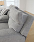 Biscoe PWR REC Loveseat/CON/ADJ HDRST