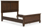 Danabrin Full Panel Bed with Mirrored Dresser, Chest and Nightstand