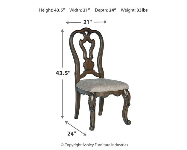 Maylee Dining Table and 6 Chairs